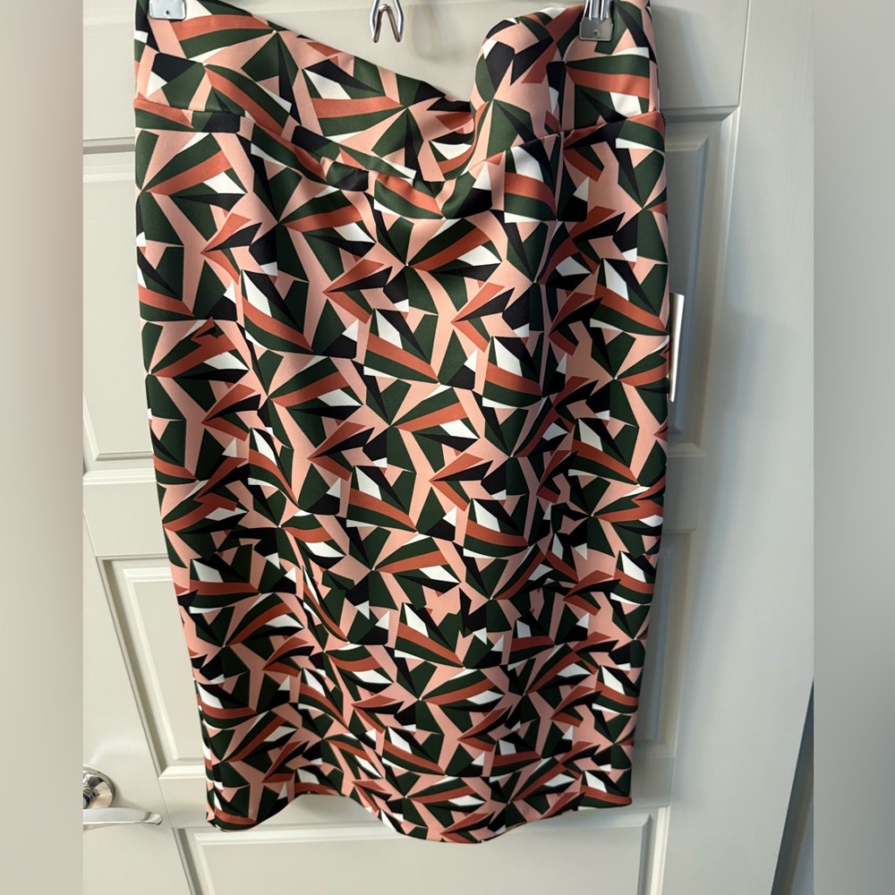 Eloquii Neoprene Geometric Pencil Skirt